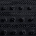 Clip Jacquard Comforter Set Full Queen Full Black Polyester