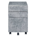 Silver 3 Drawer File Cabinet Filing Cabinets 3 4 Drawers Silver Office Drawers Included Industrial Wood