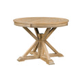 Functional Furniture Retro Style Dining Table Set With Extendable Table And 4 Upholstered Chairs For Dining Room And Living Room Natural Wood Wash Natural Wood Wash Solid Wood