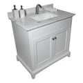 37Inch Bathroom Vanity Top Stone Carrara White Style Tops With Rectangle Undermount Ceramic Sink And Single Faucet Hole Colorful Stone