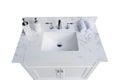 37Inch Bathroom Vanity Top Stone Carrara White Style Tops With Rectangle Undermount Ceramic Sink And Single Faucet Hole Colorful Stone