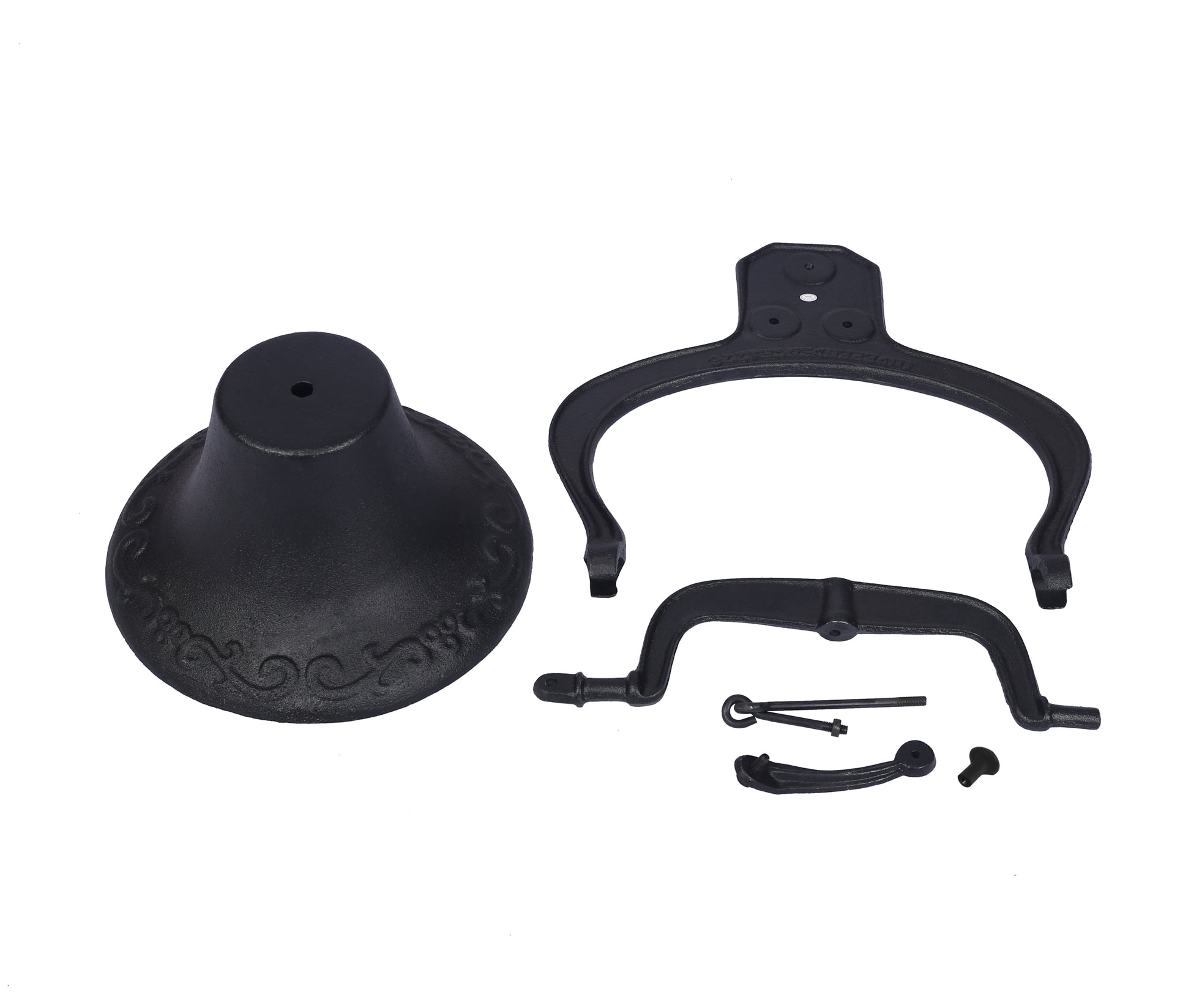 Dinner Bells ,Door Bell ,Large Cast Iron Bell Black Carbon Steel