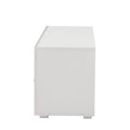 White Morden Tv Stand With Led Lights,High Glossy Front Tv Cabinet,Can Be Assembled In Lounge Room, Living Room Or Bedroom,Color:White White Primary Living Space 50 59 Inches 50 59 Inches Classic 60 Inches Foam Particle Board