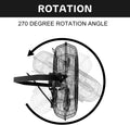 Simple Deluxe 20 Inch High Velocity 3 Speed, Black Wall Mount Fan, 2 Pack Black Metal