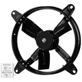 Healsmart 16 Inch Mount Fan Attic Gable Ventilator With Adjustable Temperature Thermostat, 2065 Cfm, Black Black Metal