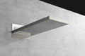 Shower System,Waterfall Rainfall Shower Head With Handheld, Shower Faucet Set For Bathroom Wall Mounted Brushed Nickel Brass
