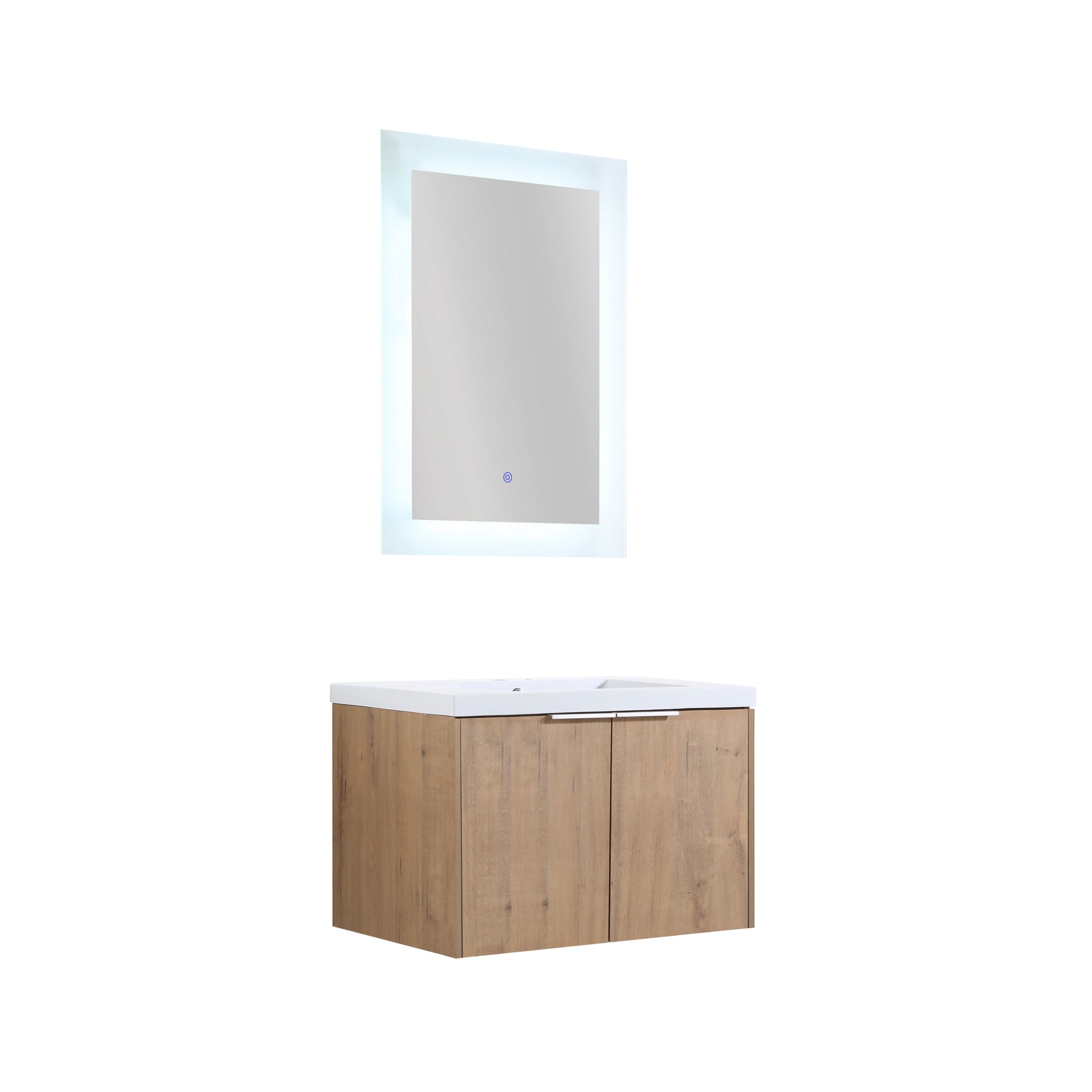 Soft Close Doors Bathroom Vanity With Sink,30 Inch For Small Bathroom,30X18 00630 Imo Kd Packing Imitative Oak Bathroom Modern Plywood Plywood
