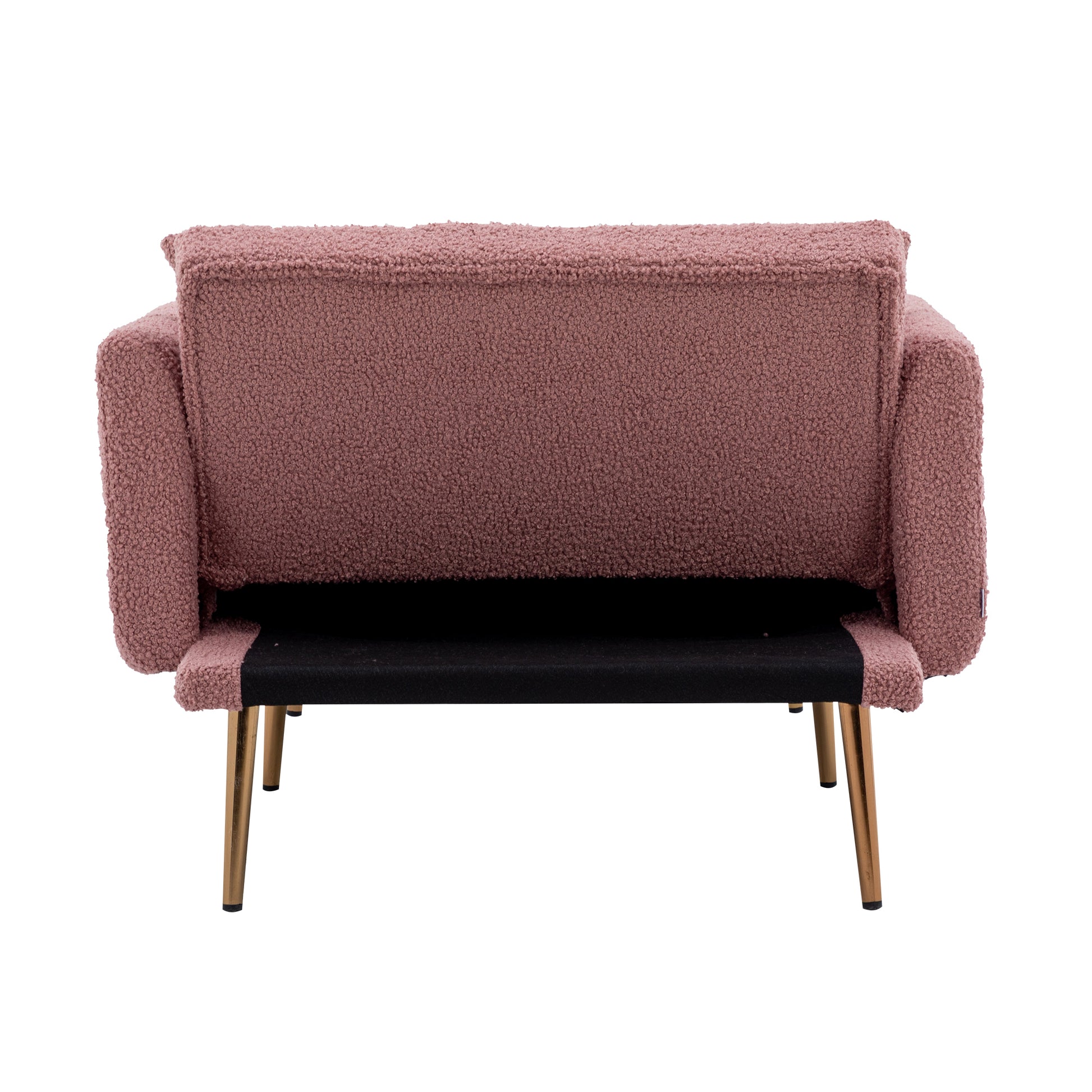 Coolmore Fashionable And Classic Style Chaise Lounge Chair Accent Chair For Living Room, Bedroom Brush Pink Teddy Brush Pink Teddy Foam Teddy