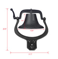Dinner Bells ,Door Bell ,Large Cast Iron Bell Black Carbon Steel
