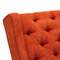 Coolmore Living Room Comfortable Rocking Chair Accent Chair Orange Polyester