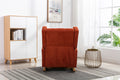 Coolmore Living Room Comfortable Rocking Chair Accent Chair Orange Polyester