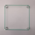 Glass Wind Gurad Square Glass Windshield For Square Fire Table Transparent Glass