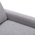 Set Of Two Wood Framed Upholstered Recliner Chair Adjustable Home Theater Seating With Thick Seat Cushion And Backrest Modern Living Room Recliners,Gray Gray Linen