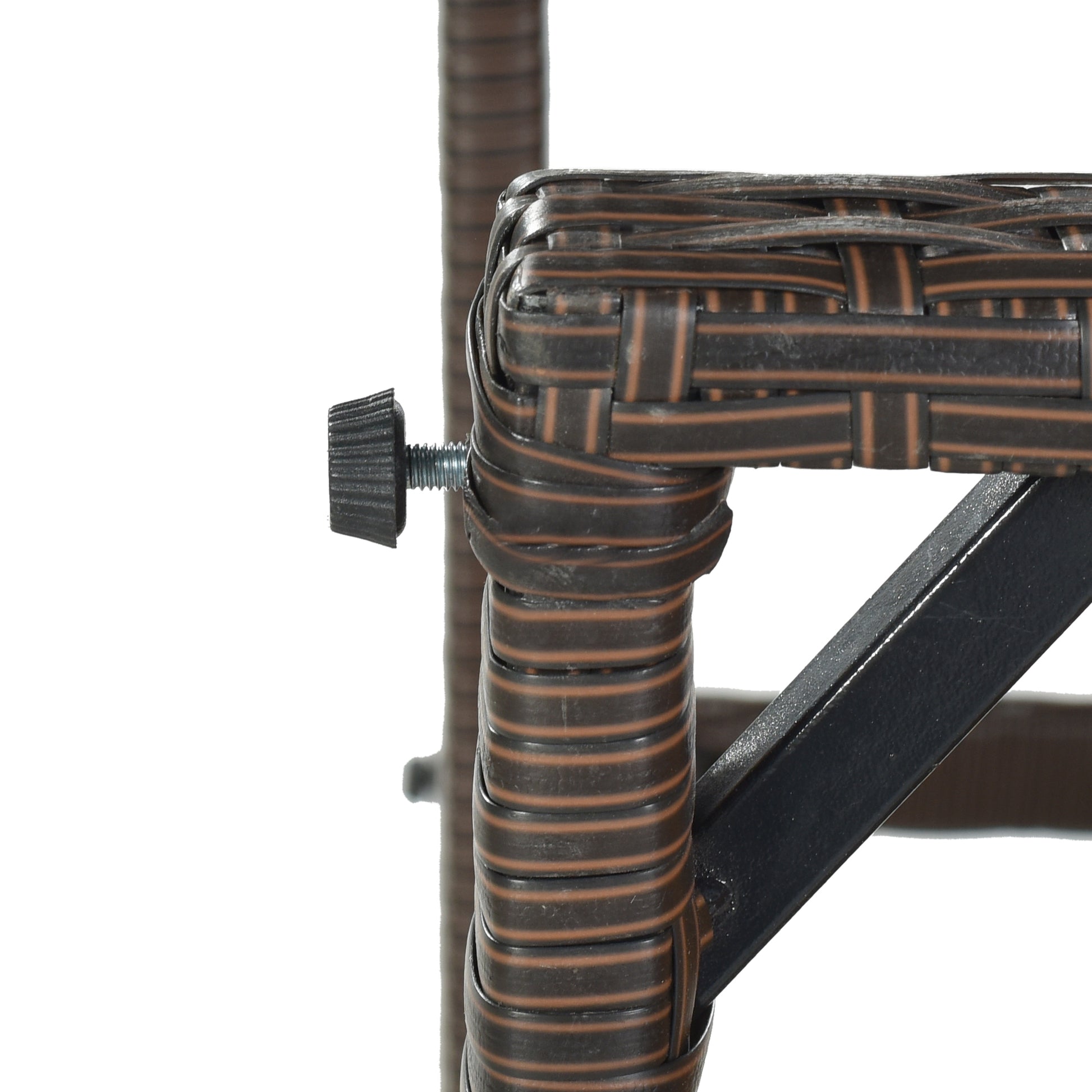 11 Piece Patio All Weather Pe Wicker Dining Table Set With Wood Tabletop For 10, Brown Rattan Beige Cushion Yes Complete Patio Set Brown Water Resistant Frame Water Resistant Cushion Garden & Outdoor Casual Complete Patio Sets Foam Rattan