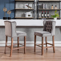 Counter Height Bar Stools, Upholstered 27