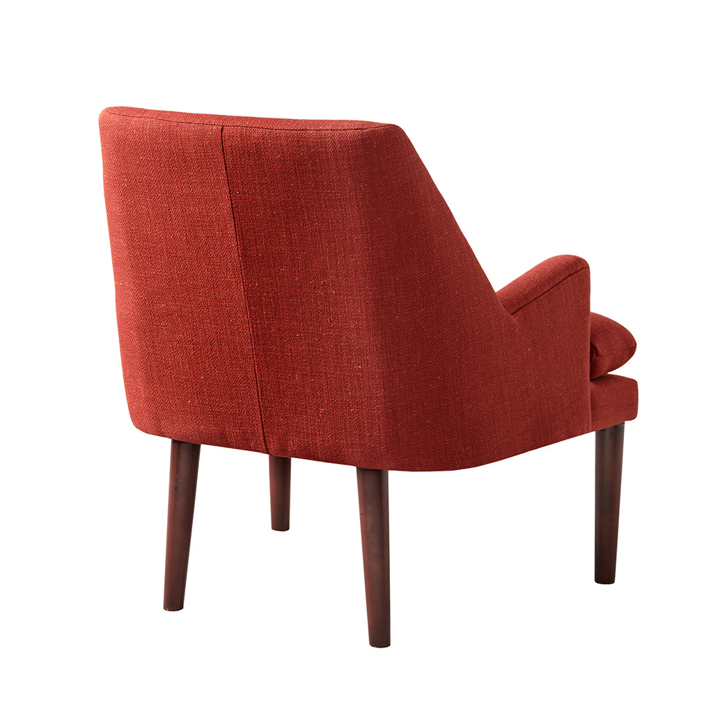 Mid Century Accent Chair Spice Polyester