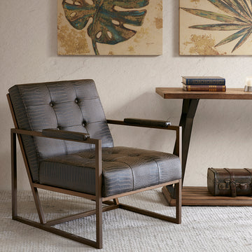 Lounge Chair Chocolate Wood