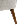 Accent Chair Tan Polyester