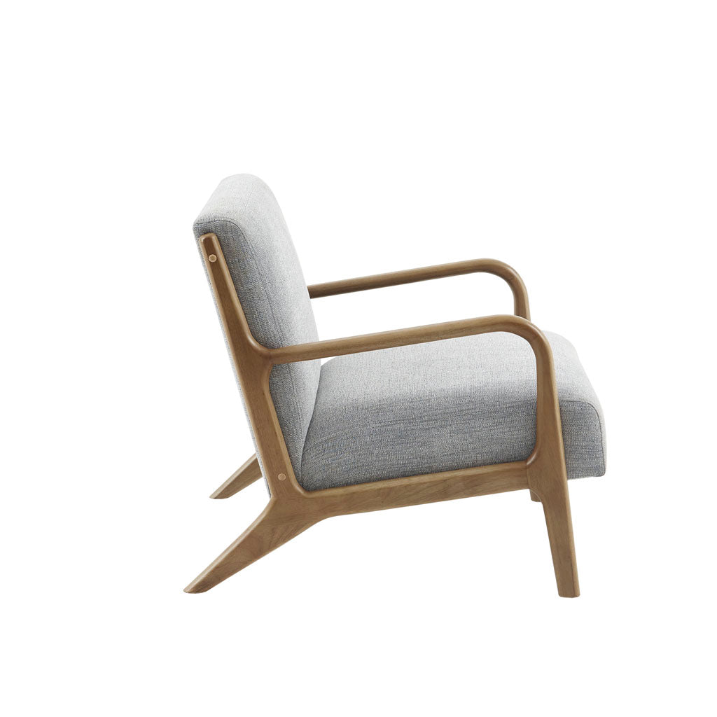 Lounge Chair Grey Polyester
