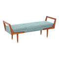 Boomerang Bench Blue Pecan Polyester