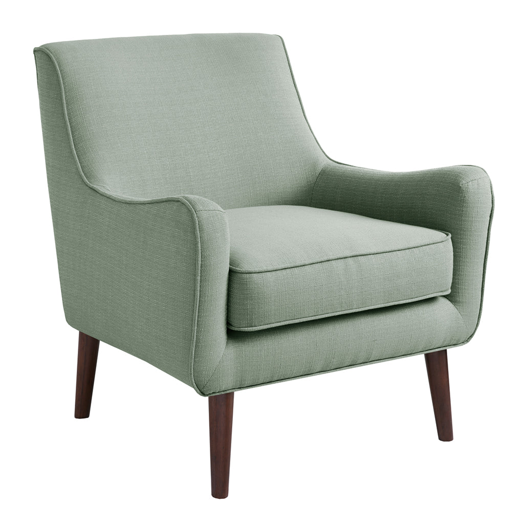 Mid Century Accent Chair Seafoam Polyester