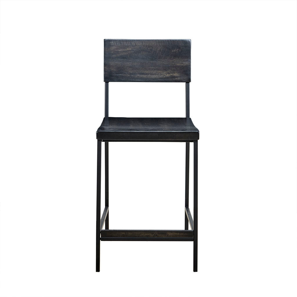 Tacoma 24" Counter Stool Black Wood