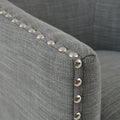 Tyler Swivel Grey Solid Wood