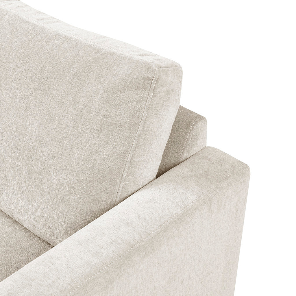 Accent Chair Ivory Polyester