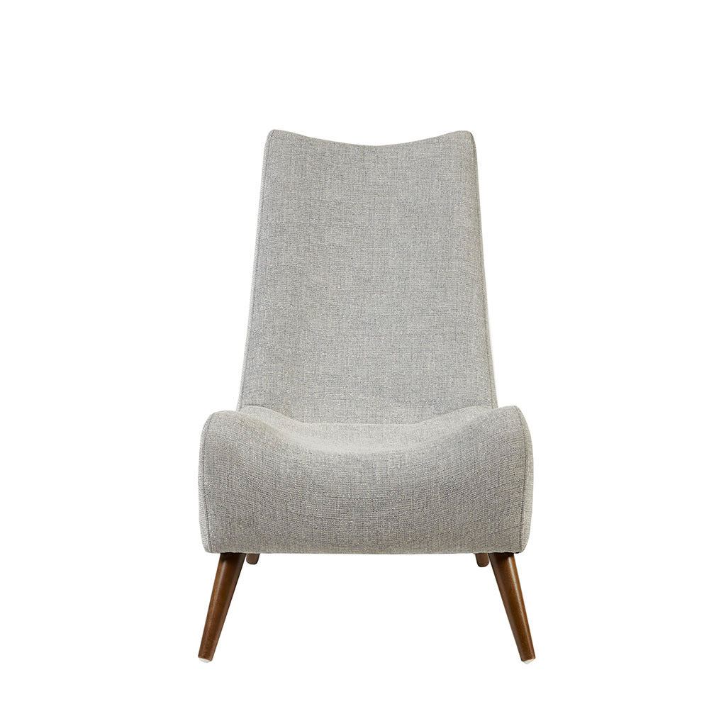 Accent Chair Tan Polyester