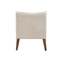 Accent Chair Cream Polyester
