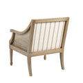 Accent Armchair Beige Polyester