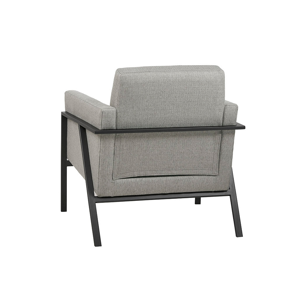 Brayden Accent Chair Grey Solid Wood