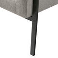 Brayden Accent Chair Grey Solid Wood