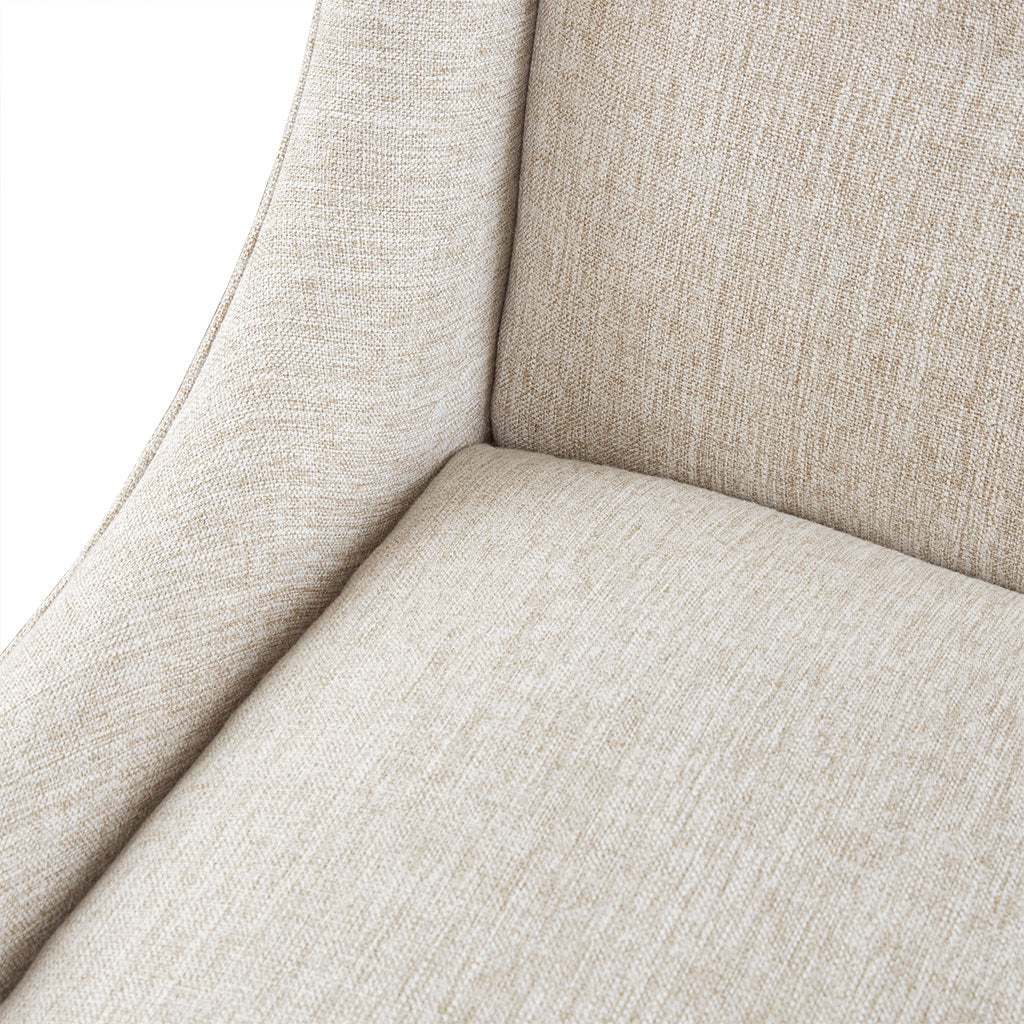 Accent Chair Cream Polyester