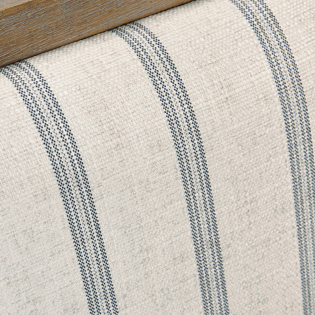 Accent Armchair Beige Polyester