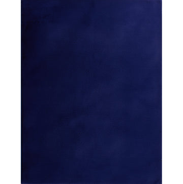 Lily Luxury Chinchilla Faux Fur Rectangular Area Rug Navy Blue Polyester