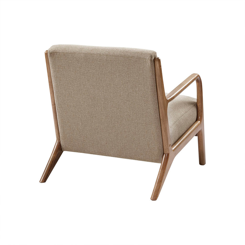 Lounge Chair Taupe Polyester