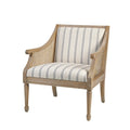 Accent Armchair Beige Polyester