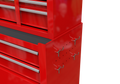 High Capacity Rolling Tool Chest With Wheels And Drawers, 8 Drawer Tool Storage Cabinet Red Red Steel
