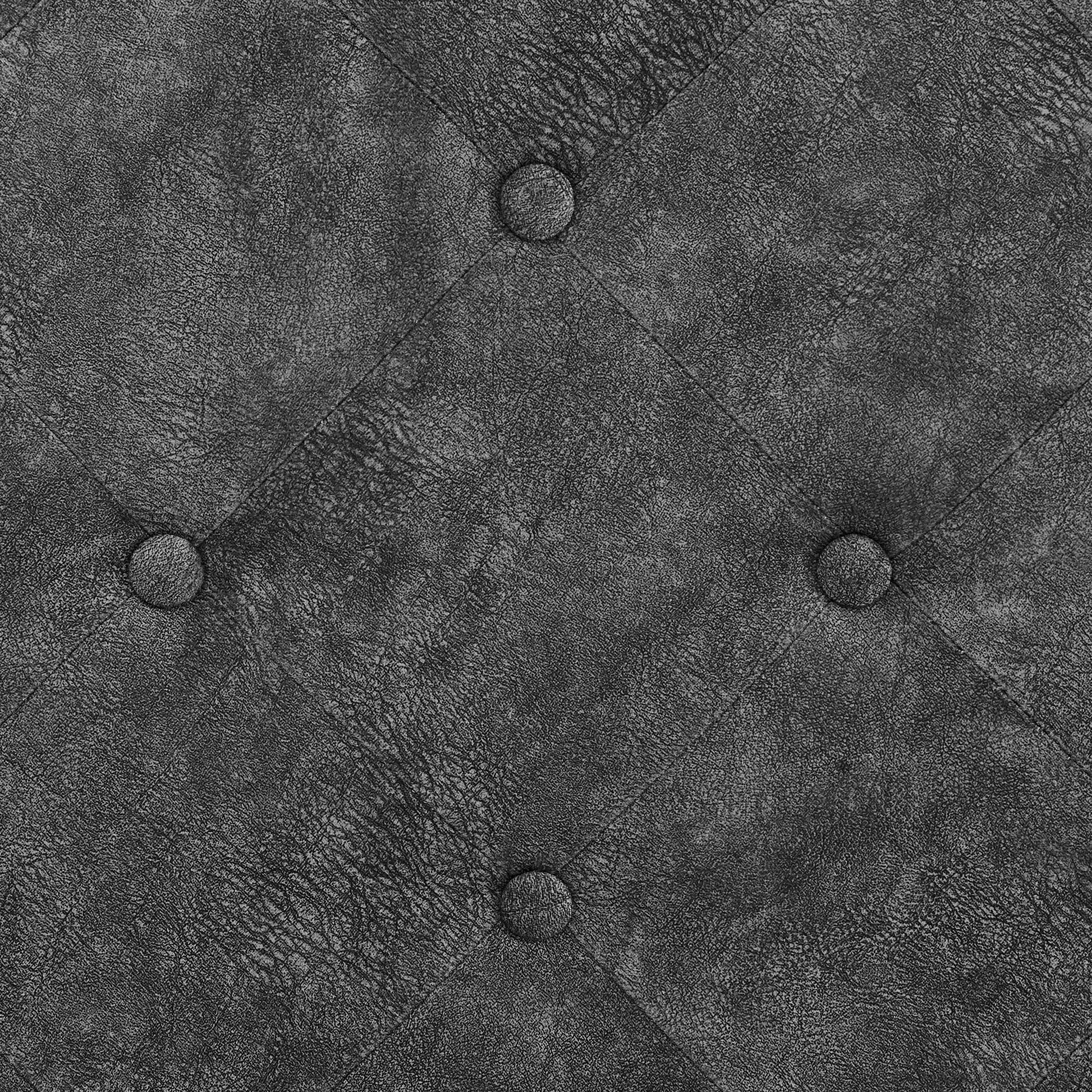 Daybed With Trundle Upholstered Tufted Sofa Bed, With Button And Copper Nail On Arms,Full Daybed & Twin Trundle, Grey 85.5"X57"X30.5" Gray Plywood