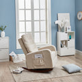 Single Sofa Reclining Chair Japanese Chair Lazy Sofa Tatami Balcony Reclining Sofa Adjustable Chair Beige Metal