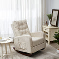 Single Sofa Reclining Chair Japanese Chair Lazy Sofa Tatami Balcony Reclining Sofa Adjustable Chair Beige Metal