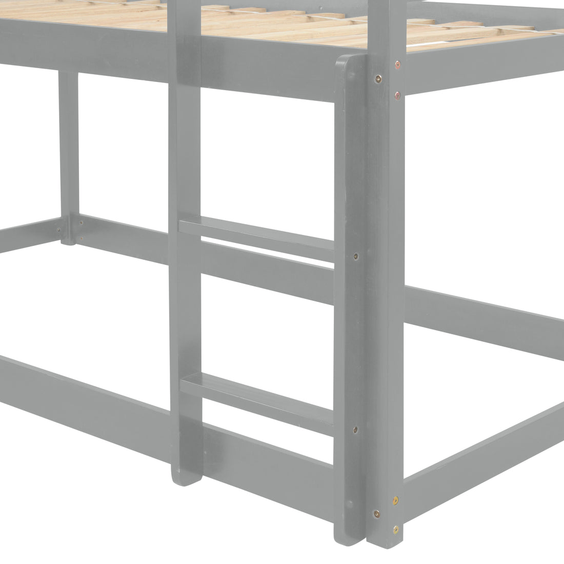 Loft Twin Bedgrey Twin Grey Pine