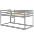 Loft Twin Bedgrey Twin Grey Pine