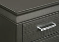 Brooklyn Modern Style Nightstand Made With Wood In Gray Gray 2 Drawers Bedroom Modern Acacia Drawers Upholstered Wood