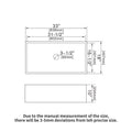 33 White Farmhouse Sink 33 Inch Kitchen Sink White Undermount Single Bowl Apron Front Ceremic Sink Farm Style Drain Asseblemly And Bottom Grate 33X18X10 Inch White Ceramic
