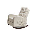Single Sofa Reclining Chair Japanese Chair Lazy Sofa Tatami Balcony Reclining Sofa Adjustable Chair Beige Metal