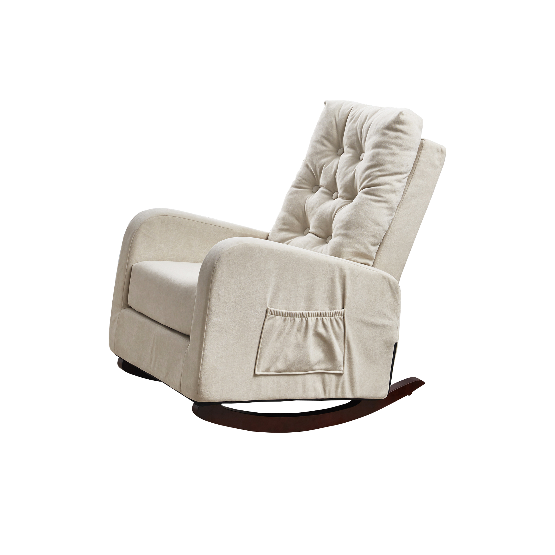 Single Sofa Reclining Chair Japanese Chair Lazy Sofa Tatami Balcony Reclining Sofa Adjustable Chair Beige Metal