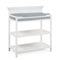 Universal Changing Table White White Solid Wood