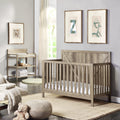 Barnside Toddler Guard Rail Vintage Chestnut Chestnut Wood